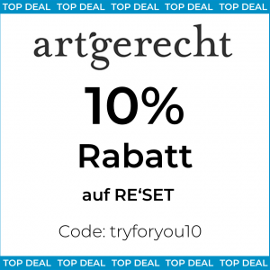 10% Rabatt bei art'gerecht