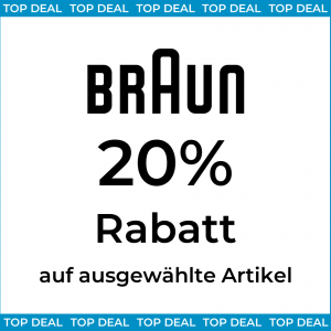 20% Rabatt bei Braun