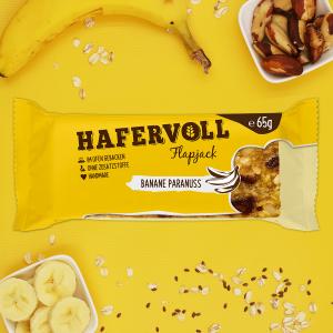HAFERVOLL Flapjack Banane-Paranuss