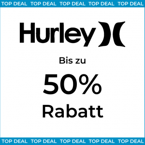 Bis zu 50% Rabatt bei Hurley