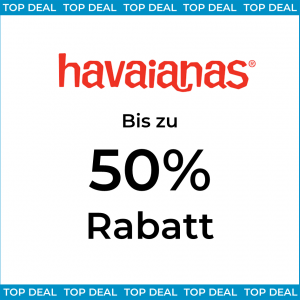 Bis zu 50% Rabatt bei Havaianas